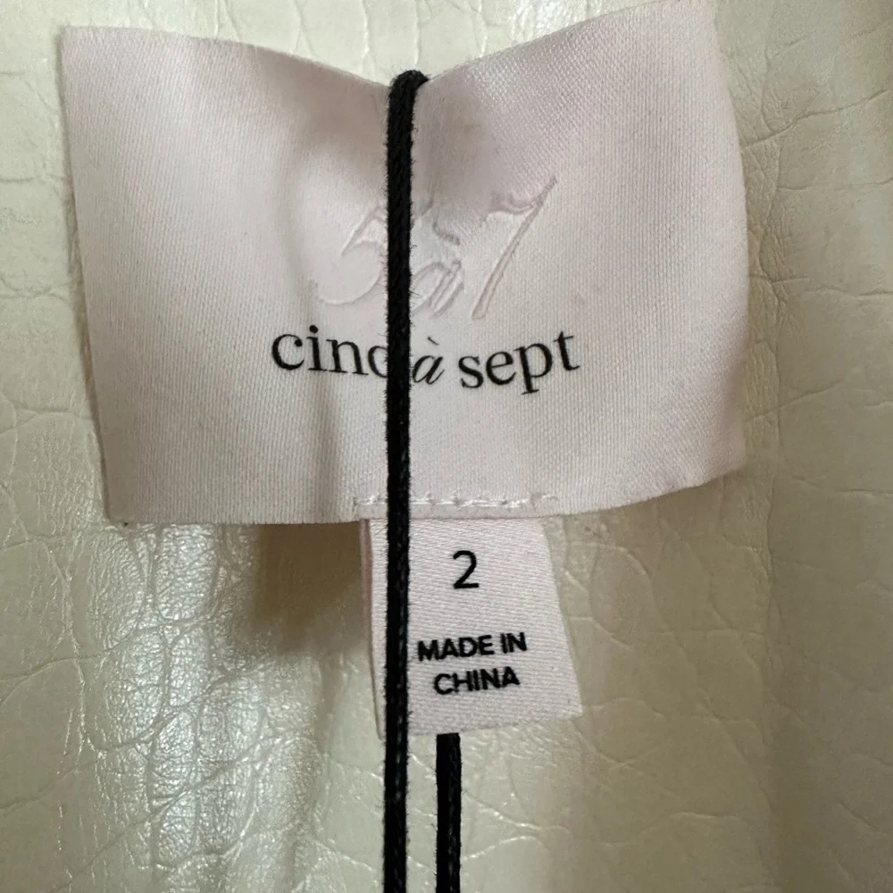 NWT| Cinq a Sept 'Kylie' Faux Croc Embossed Jacket Blazer - Picture 16 of 16